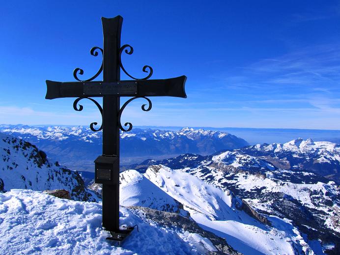 Foto: Andreas Koller / Skitour / Sommet des Diablerets (3210m) / Am Sommet des Diablerets / 13.02.2011 20:49:11