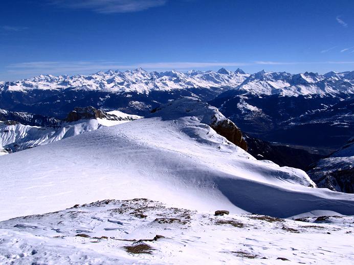 Foto: Andreas Koller / Skitour / Sommet des Diablerets (3210m) / Berner Alpen / 13.02.2011 20:46:53