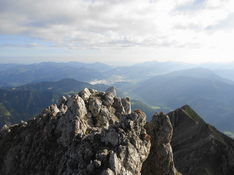Foto: Günter Siegl / Wandertour / Ackerlspitze – Maukspitze - Zwei markante Zacken der Kaiserkrone / Gipfel Ackerlspitze / 10.08.2016 21:05:19