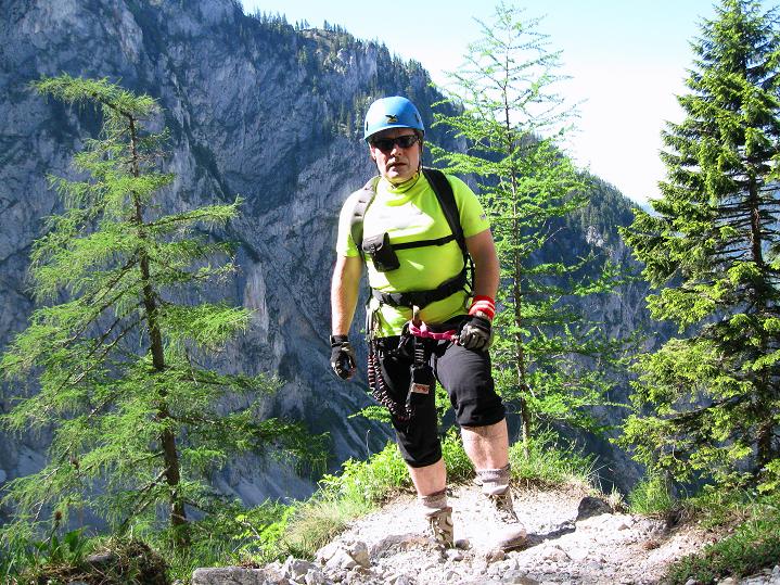 Foto: Andreas Koller / Klettersteigtour / Am Alpenvereinssteig zur Höllentalaussicht (1620m) / 03.06.2011 16:27:06