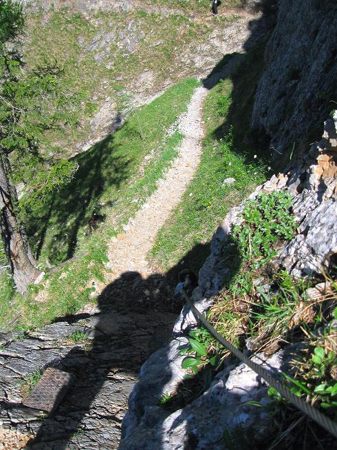 Foto: Andreas Koller / Klettersteigtour / Am Alpenvereinssteig zur Höllentalaussicht (1620m) / 03.06.2011 16:26:57