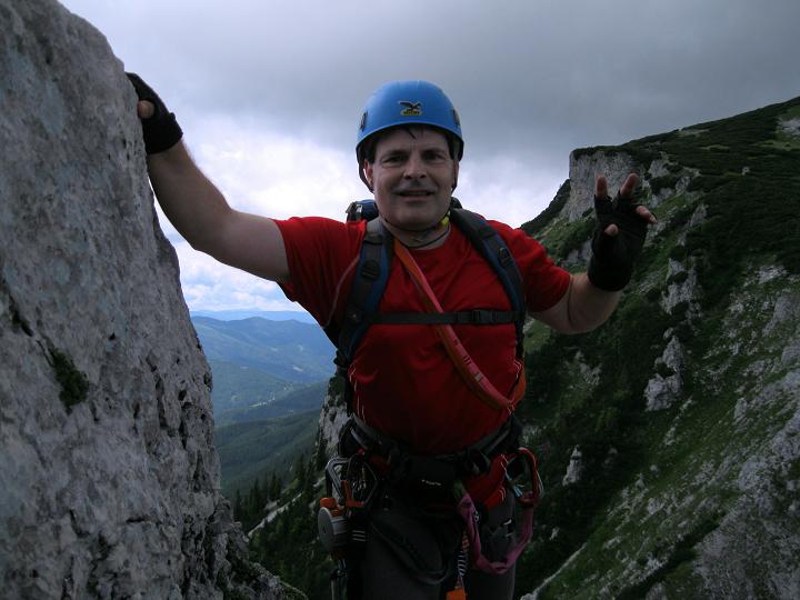 Foto: Andreas Koller / Klettersteigtour / Kronich Eisenweg (1610m)  / Gleich am Gipfel / 16.06.2011 23:41:31