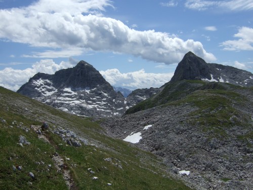 Foto: hofchri / Wandertour / Stadelhorn (2286 m) – Runde Böselsteig (B) und Schaflsteig / Am Rücken um Stadelhorn, rechts das Wagendrischlhorn / 25.06.2011 18:12:20
