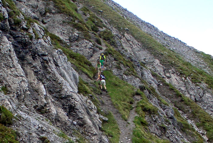 Foto: vince 51 / Wandertour / Saladinaspitze/Fensterlewand / in der NW-Flanke / 01.07.2011 22:37:43
