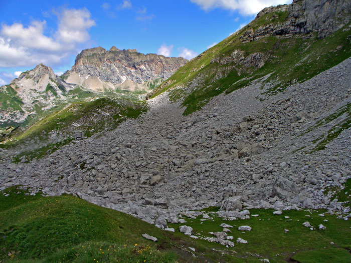 Foto: vince 51 / Wandertour / Saladinaspitze/Fensterlewand / das Blockfeld / 01.07.2011 22:33:24