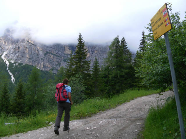 Foto: Wolfgang Lauschensky / Wandertour / Col del Fer 2019m / Güterweg zur Casera di Rutorto / 03.07.2011 17:54:57