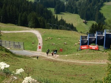 Foto: GeriAut / Mountainbiketour / Kirchberg-Bike Challenge (i.A. an Kitzalpbike-Extrem) / Und ein Blick auf die gefürchtete Mausefalle. / 01.08.2011 21:28:01