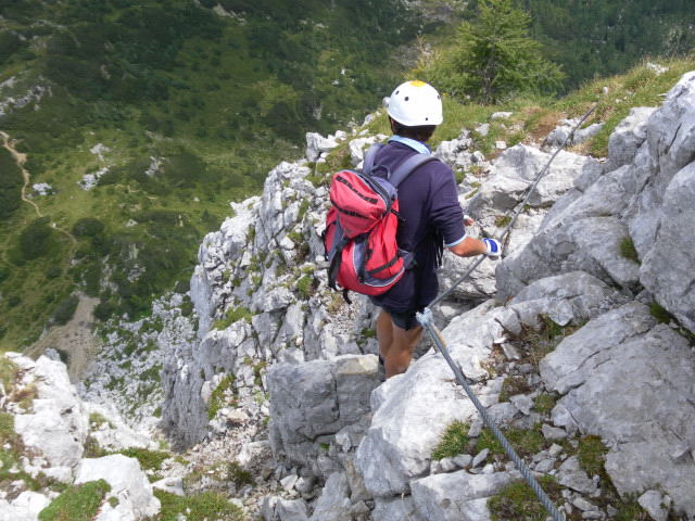 Foto: Wolfgang Lauschensky / Klettersteigtour / Winkelturm Ostgratklettersteig / Ausstieg des Ostgratklettersteiges (bei uns Einstieg) / 06.08.2011 11:08:13