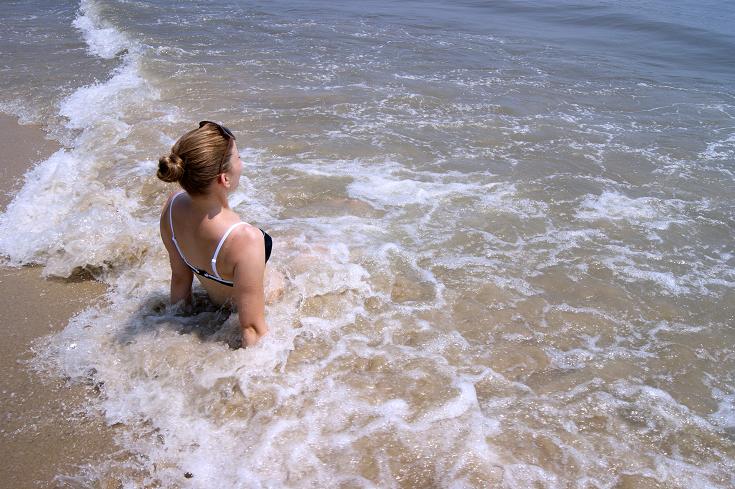 Foto: Andreas Koller / Wandertour / Virginia Beach Boardwalk (5m) / Abkühlung im Atlantik / 06.08.2011 20:25:23