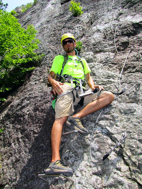 Foto: Andreas Koller / Klettersteigtour / Via ferrata Nelson Rocks (1006m) / 14.08.2011 02:49:50