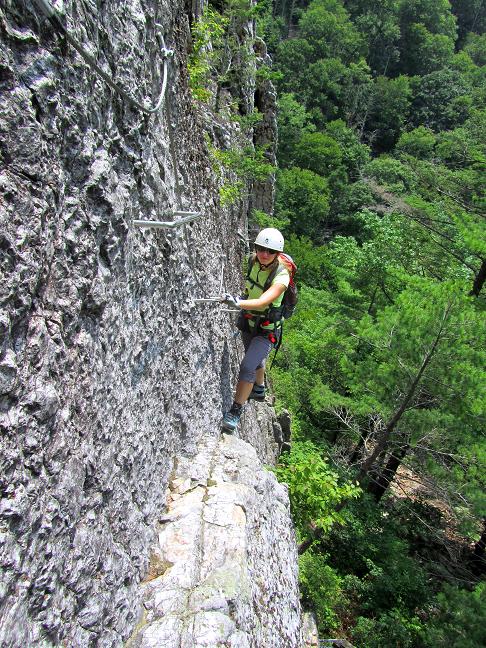 Foto: Andreas Koller / Klettersteigtour / Via ferrata Nelson Rocks (1006m) / 14.08.2011 02:49:44