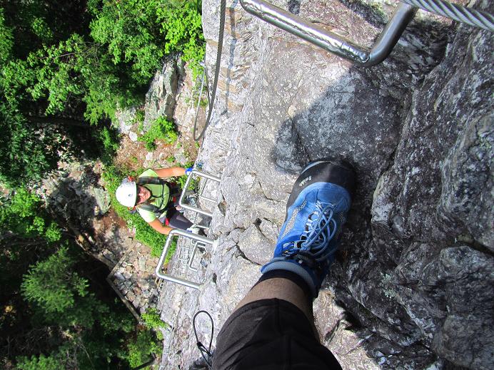 Foto: Andreas Koller / Klettersteigtour / Via ferrata Nelson Rocks (1006m) / 14.08.2011 02:49:38