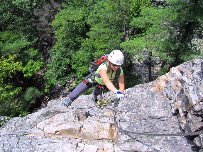 Foto: Andreas Koller / Klettersteigtour / Via ferrata Nelson Rocks (1006m) / 14.08.2011 02:49:26