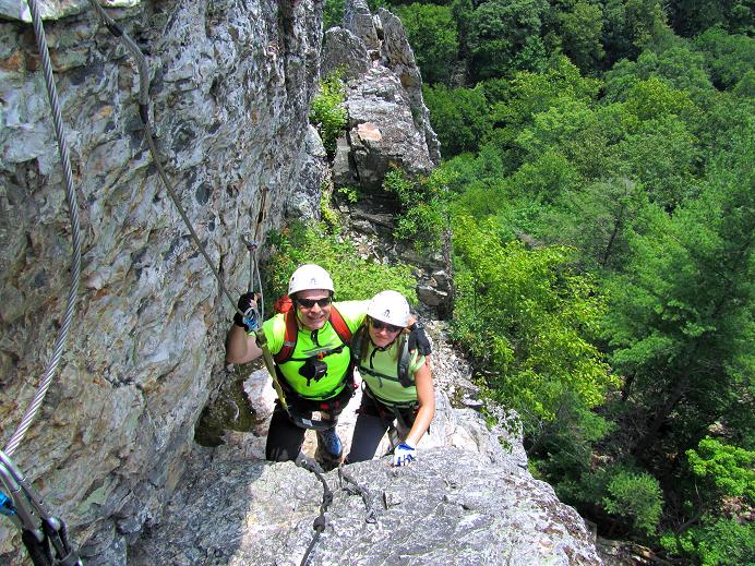 Foto: Andreas Koller / Klettersteigtour / Via ferrata Nelson Rocks (1006m) / 14.08.2011 02:49:20