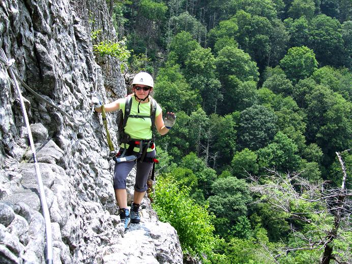 Foto: Andreas Koller / Klettersteigtour / Via ferrata Nelson Rocks (1006m) / 14.08.2011 02:49:12
