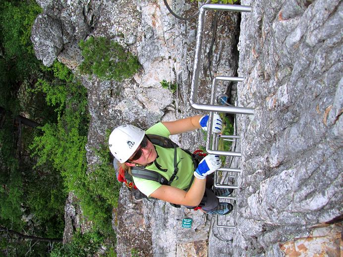 Foto: Andreas Koller / Klettersteigtour / Via ferrata Nelson Rocks (1006m) / 14.08.2011 02:48:56