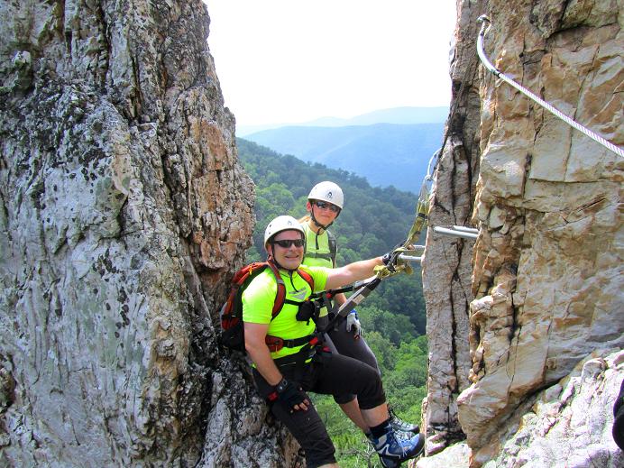 Foto: Andreas Koller / Klettersteigtour / Via ferrata Nelson Rocks (1006m) / 14.08.2011 02:48:49