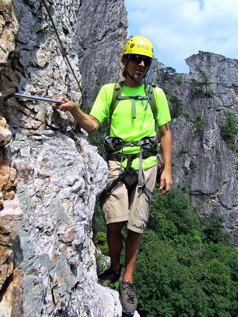 Foto: Andreas Koller / Klettersteigtour / Via ferrata Nelson Rocks (1006m) / 14.08.2011 02:48:40