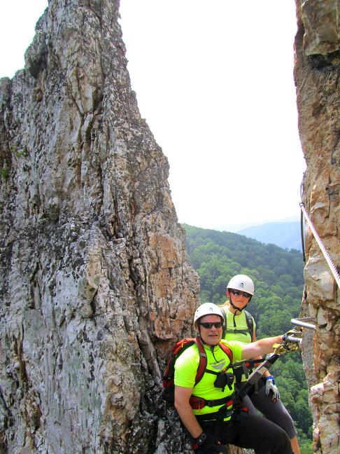 Foto: Andreas Koller / Klettersteigtour / Via ferrata Nelson Rocks (1006m) / 14.08.2011 02:48:33