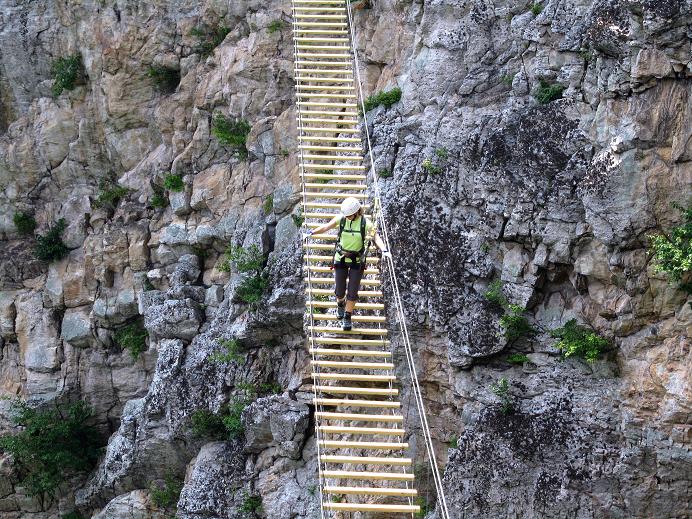 Foto: Andreas Koller / Klettersteigtour / Via ferrata Nelson Rocks (1006m) / 14.08.2011 02:47:37
