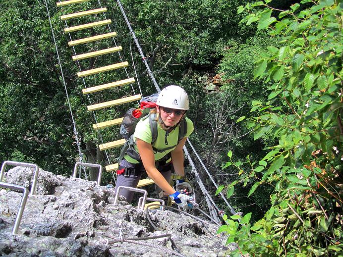 Foto: Andreas Koller / Klettersteigtour / Via ferrata Nelson Rocks (1006m) / 14.08.2011 02:47:13