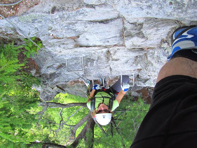 Foto: Andreas Koller / Klettersteigtour / Via ferrata Nelson Rocks (1006m) / 14.08.2011 02:46:10