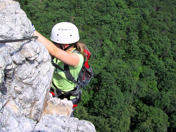 Foto: Andreas Koller / Klettersteigtour / Via ferrata Nelson Rocks (1006m) / 14.08.2011 02:45:14