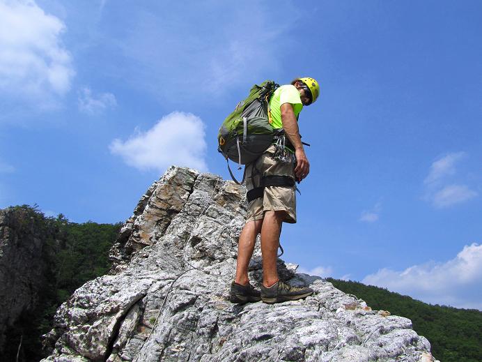 Foto: Andreas Koller / Klettersteigtour / Via ferrata Nelson Rocks (1006m) / 14.08.2011 02:45:05