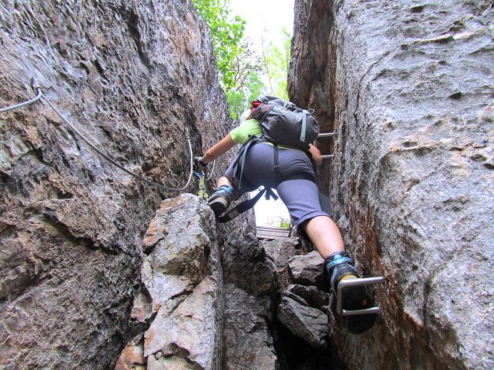 Foto: Andreas Koller / Klettersteigtour / Via ferrata Nelson Rocks (1006m) / 14.08.2011 02:43:41