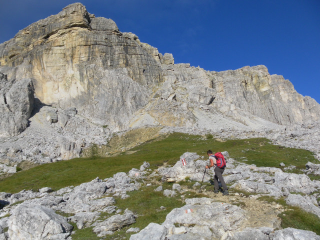 Foto: Wolfgang Lauschensky / Wandertour / Cima Settsass 2571m (Weg 23 über Südseite) / Settsass-Südwand / 21.08.2011 22:02:32