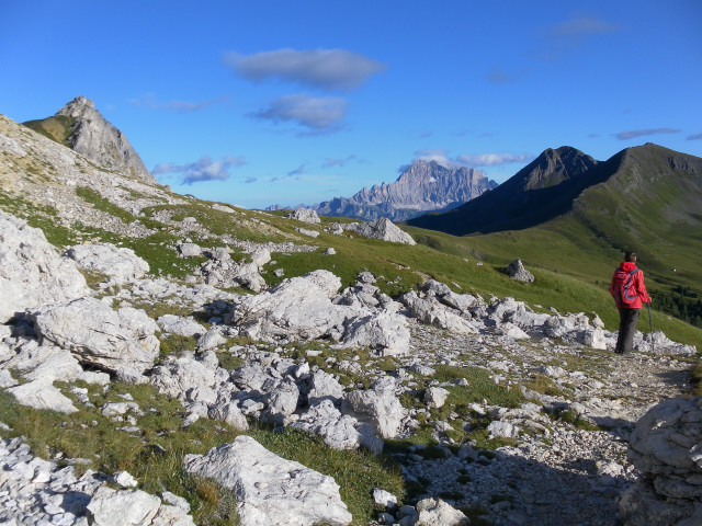 Foto: Wolfgang Lauschensky / Wandertour / Cima Settsass 2571m (Weg 23 über Südseite) / Piccolo Settsass, Civetta, Monte Sief und Col di Lana / 21.08.2011 22:02:03