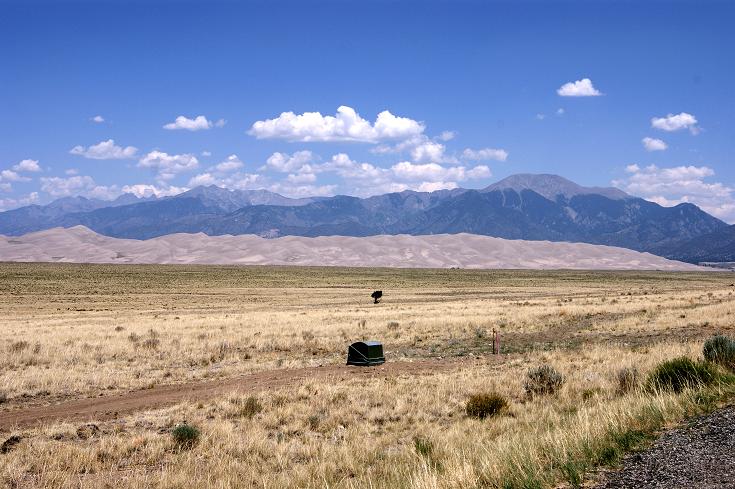 Foto: Andreas Koller / Wandertour / Great Sand Dunes National Park (2648m) / Great Sand Dunes und Rocky Mountains / 23.08.2011 00:05:38