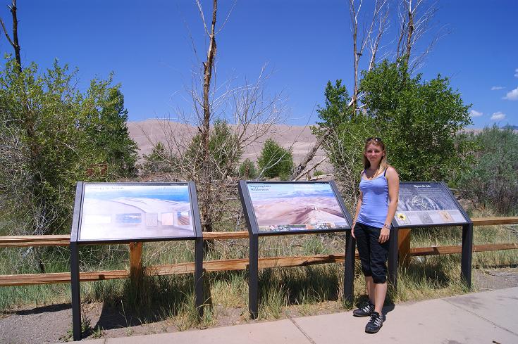 Foto: Andreas Koller / Wandertour / Great Sand Dunes National Park (2648m) / Dune Parking Lot / 23.08.2011 00:05:16