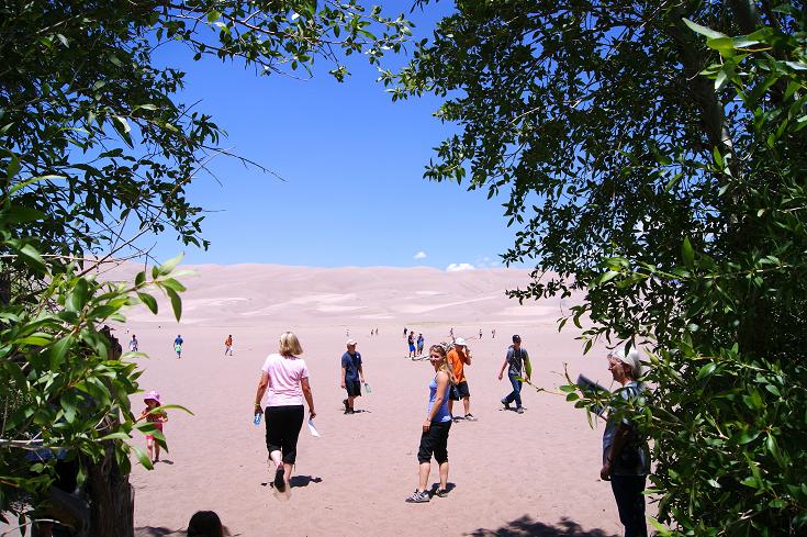 Foto: Andreas Koller / Wandertour / Great Sand Dunes National Park (2648m) / 23.08.2011 00:05:05