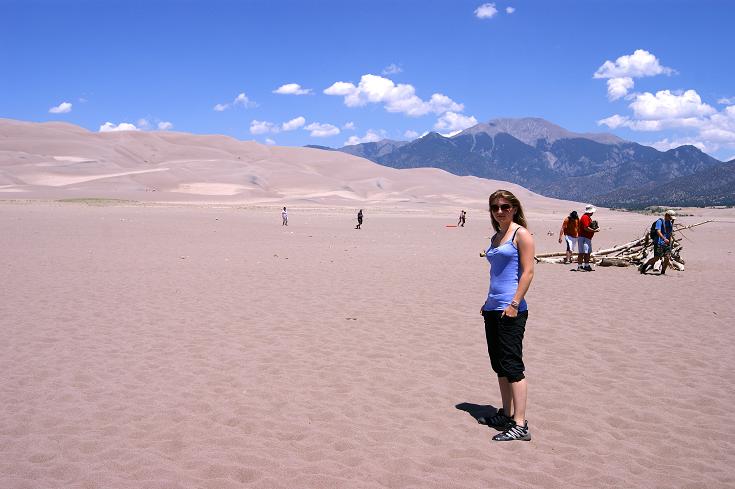 Foto: Andreas Koller / Wandertour / Great Sand Dunes National Park (2648m) / 23.08.2011 00:04:59
