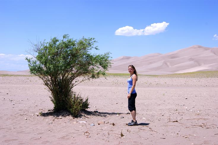 Foto: Andreas Koller / Wandertour / Great Sand Dunes National Park (2648m) / 23.08.2011 00:04:38