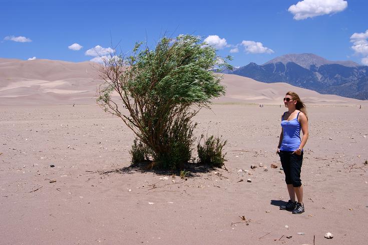 Foto: Andreas Koller / Wandertour / Great Sand Dunes National Park (2648m) / 23.08.2011 00:04:20