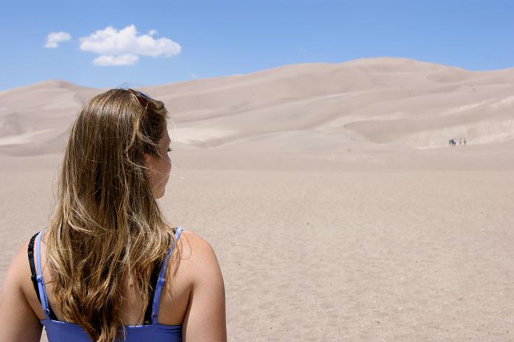 Foto: Andreas Koller / Wandertour / Great Sand Dunes National Park (2648m) / 23.08.2011 00:03:47
