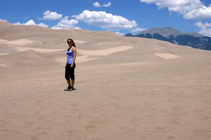 Foto: Andreas Koller / Wandertour / Great Sand Dunes National Park (2648m) / 23.08.2011 00:03:16