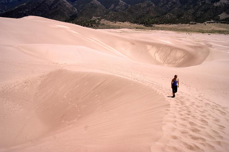Foto: Andreas Koller / Wandertour / Great Sand Dunes National Park (2648m) / 23.08.2011 00:02:12