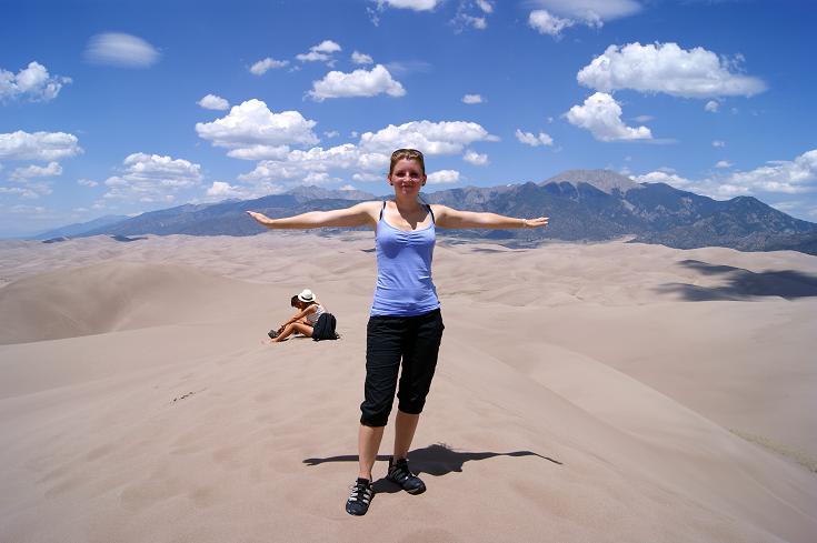 Foto: Andreas Koller / Wandertour / Great Sand Dunes National Park (2648m) / High Dune / 23.08.2011 00:00:54