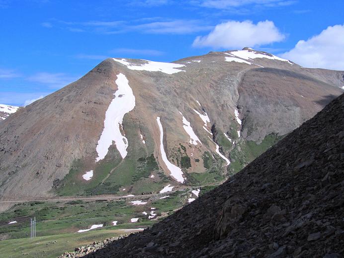 Foto: Andreas Koller / Wandertour / Mount Sherman (4278m) / Dyer Mountain (4223m) / 27.08.2011 18:23:37