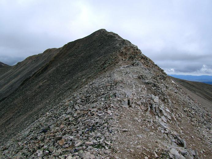Foto: Andreas Koller / Wandertour / Mount Sherman (4278m) / Grat zum Mount Sherman / 27.08.2011 18:21:12