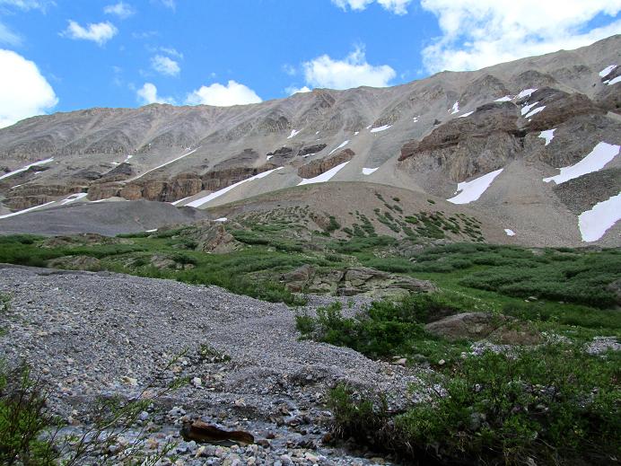 Foto: Andreas Koller / Wandertour / Mount Sherman (4278m) / Rückblick zum Mount Sherman / 27.08.2011 18:16:08