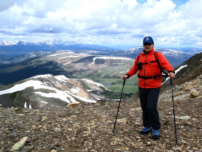 Foto: Andreas Koller / Wandertour / Dyer Mountain (4223m) / Kurz unterhalb des Gipfels / 27.08.2011 23:09:40