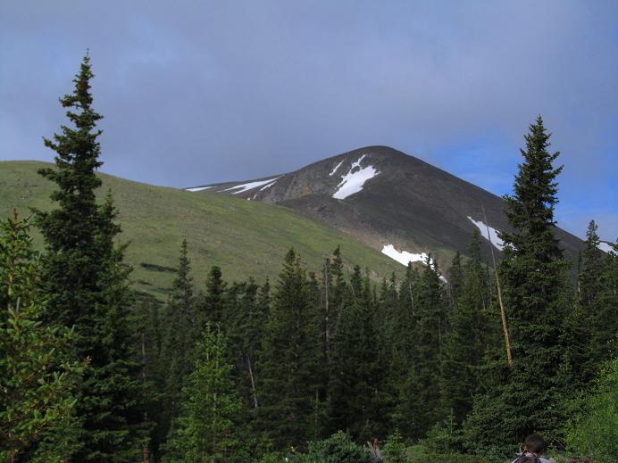 Foto: Andreas Koller / Wandertour / Mount Elbert (4399m) / Mount Elbert (Vorgipfel) / 28.08.2011 00:27:10