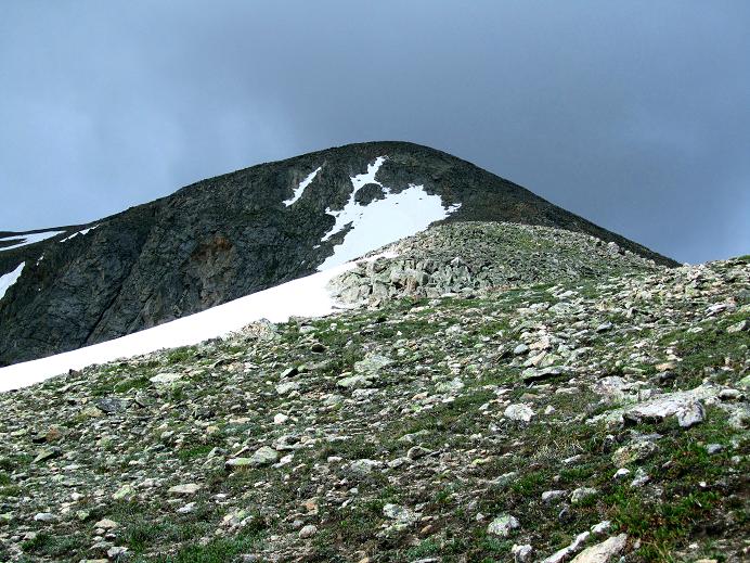 Foto: Andreas Koller / Wandertour / Mount Elbert (4399m) / Blick zum Vorgipfel / 28.08.2011 00:23:55