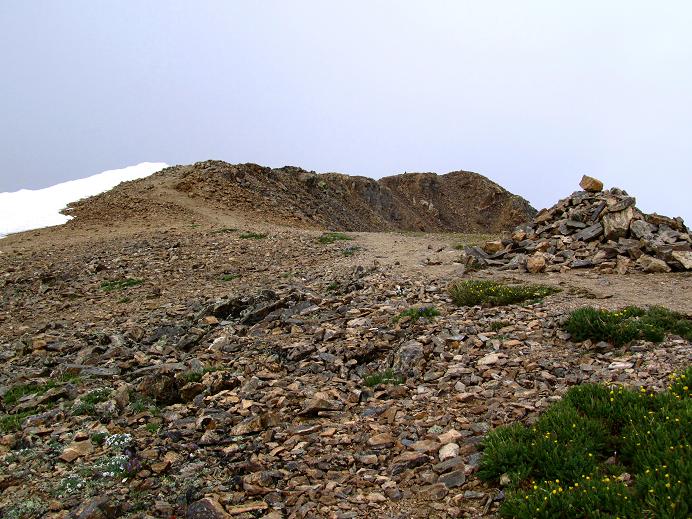 Foto: Andreas Koller / Wandertour / Mount Elbert (4399m) / Der kurze Gipfelgrat / 28.08.2011 00:22:47
