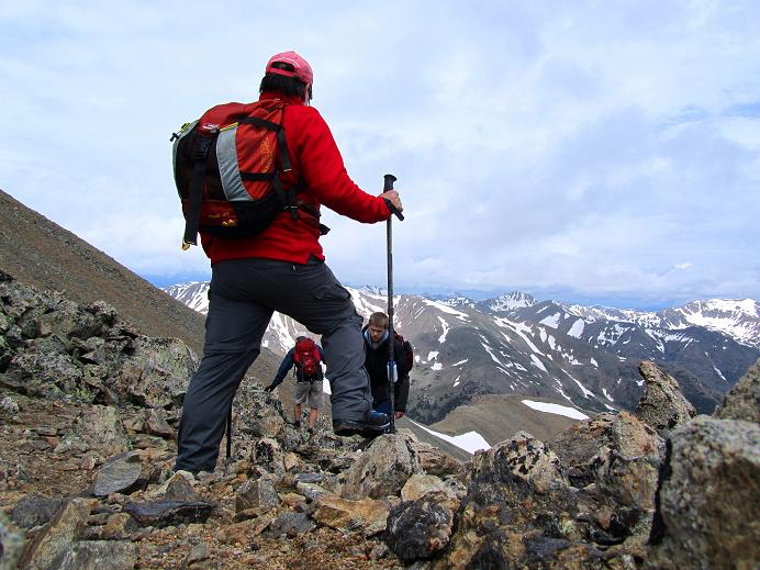 Foto: Andreas Koller / Wandertour / Mount Elbert (4399m) / Abstieg vom Mount Elbert / 28.08.2011 00:20:33