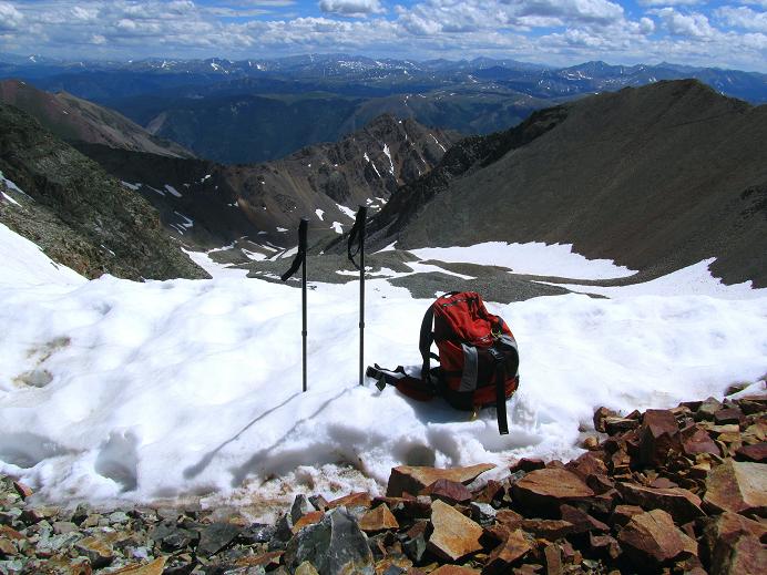 Foto: Andreas Koller / Wandertour / Castle Peak (4348m) / Conundrum Saddle / 28.08.2011 16:09:53